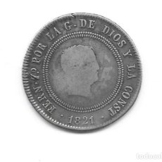 Monedas de España: FERNANDO VII- 10 REALES- 1821- SANTANDER. Lote 314400973