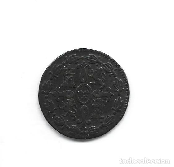 Monedas de Espa&ntilde;a: FERNANDO VII- 4 MARAVEDIS- 1827- SEGOVIA - Foto 2