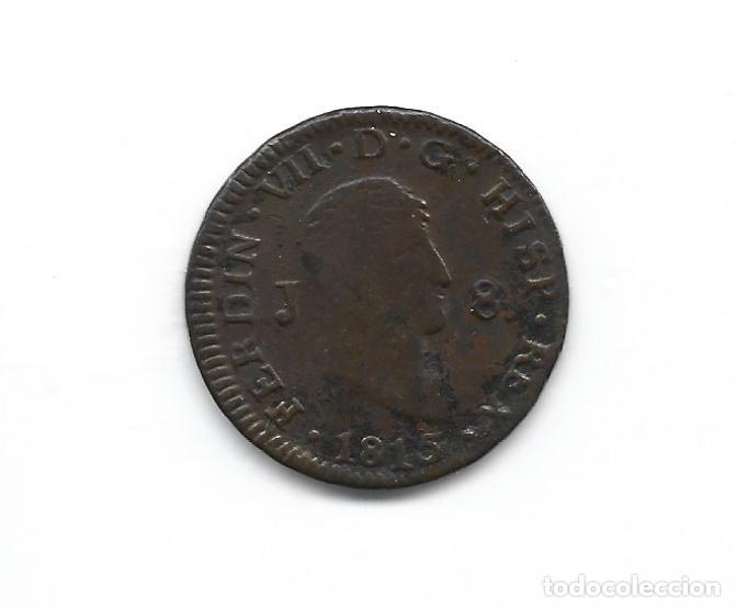 Monedas de Espa&ntilde;a: FERNANDO VII- 8 MARAVEDIS- 1815- JUBIA - Foto 1