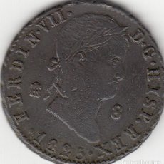 Monedas de España: FERNANDO VII: 8 MARAVEDIS 1825 SEGOVIA. Lote 315337153