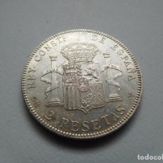 Monedas de España: ESPAÑA. MONEDA DE PLATA 2 PESETAS AÑO 1905 ESTRELLA 19 Y 05 ALFONSO XIII S/C. Lote 315480423
