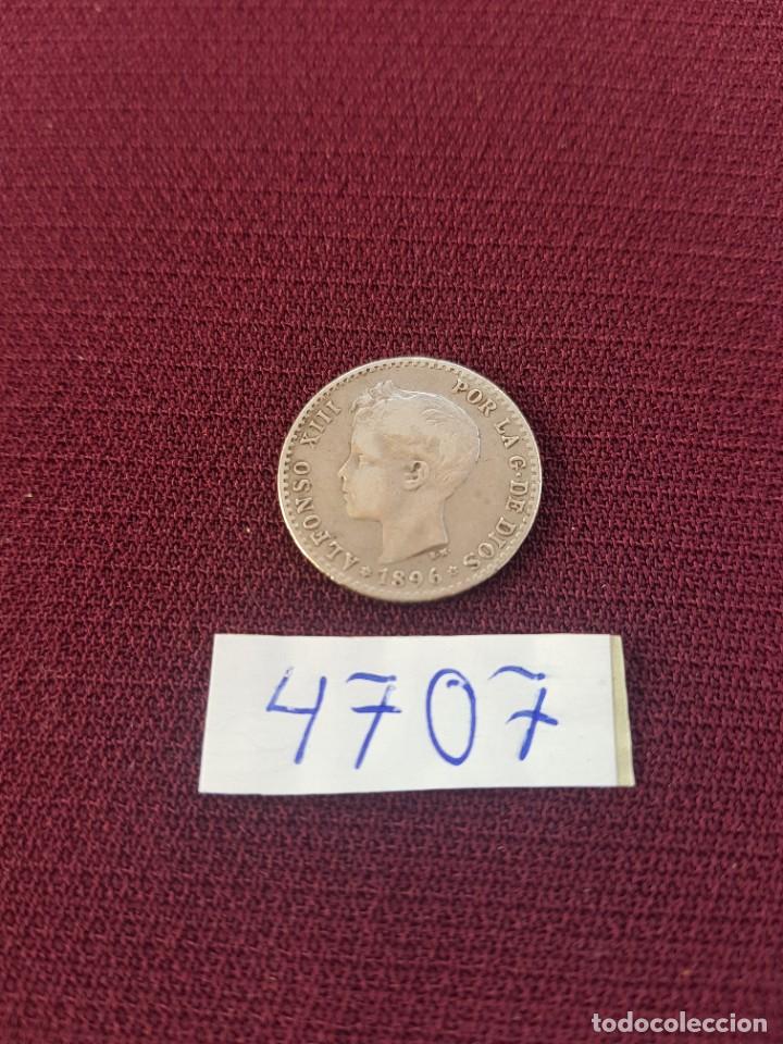 Monedas de Espa&ntilde;a: Alfonso XIII. 50 c&eacute;ntimos 1896 - Foto 1