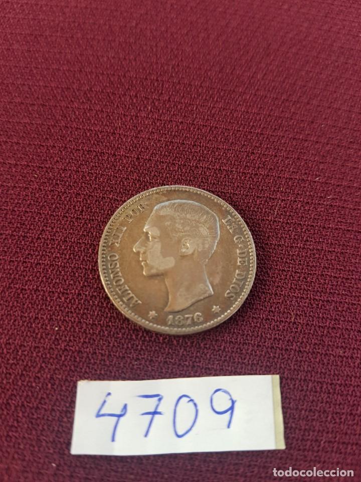 Monedas de Espa&ntilde;a: Alfonso XII. Una peseta 1876 - Foto 1