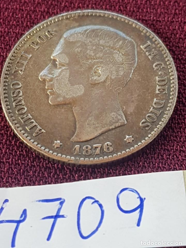 Monedas de Espa&ntilde;a: Alfonso XII. Una peseta 1876 - Foto 3
