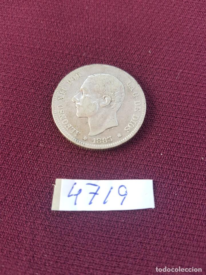 Monedas de Espa&ntilde;a: Alfonso XII. Dos pesetas 1883 - Foto 1