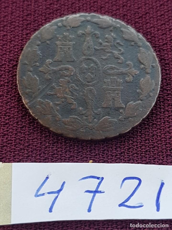 Monedas de Espa&ntilde;a: Fernando VII, 4 maravedis 1833 Segovia - Foto 2