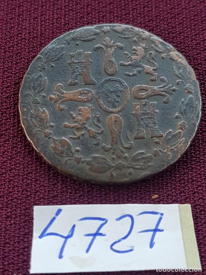 Monedas de Espa&ntilde;a: Fernando VII, 8 maravedis 1830 Segovia - Foto 2