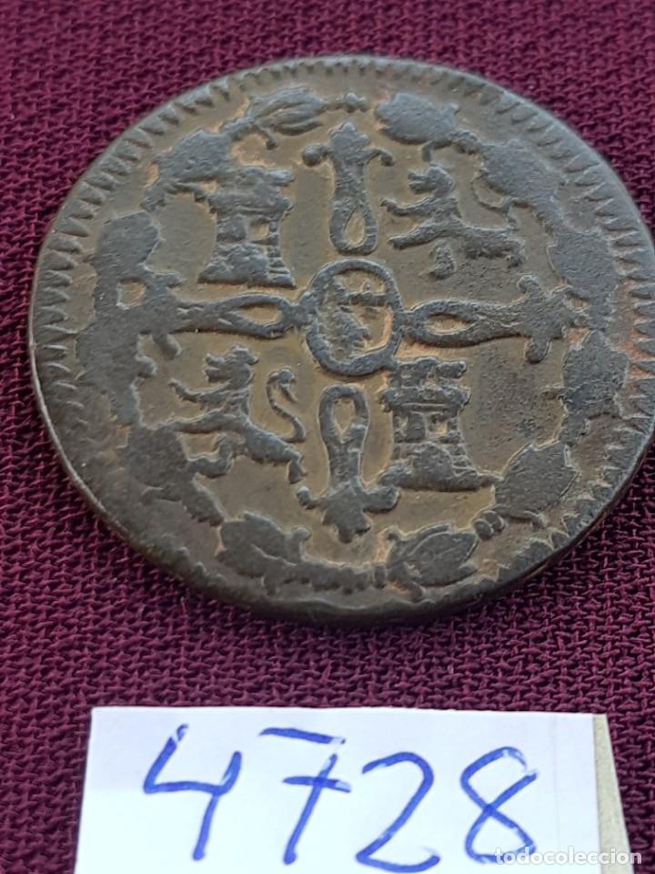 Monedas de Espa&ntilde;a: Fernando VII, 8 maravedis 1817 Jubia - Foto 2