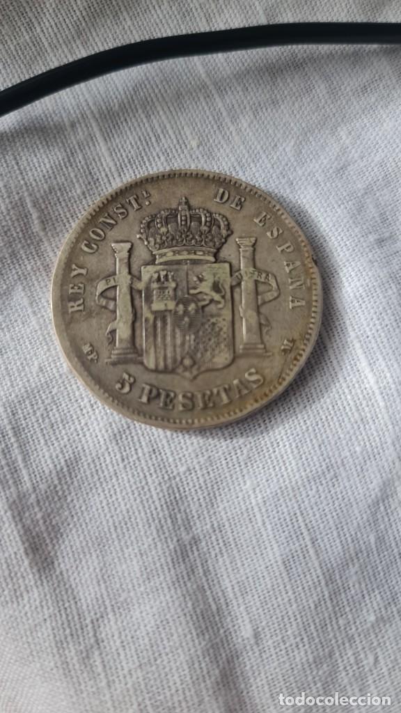 Monedas de Espa&ntilde;a: 5 Pesetas Alfonso XIII - Foto 2