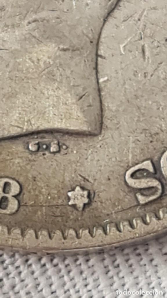 Monedas de Espa&ntilde;a: 5 Pesetas Alfonso XIII - Foto 3