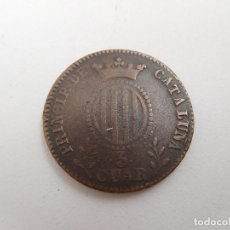 Monedas de España: MONEDA DE 3 CUARTOS AÑO 1841 ISABEL II PRINCIPADO DE CATALUNYA. Lote 319303058