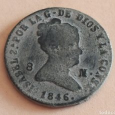 Monedas de España: CAMPO67 - ISABEL II . 8 MARAVEDÍS DE 1846 , SEGOVIA . 10,1 GRAMOS/29 MM.. Lote 320000633