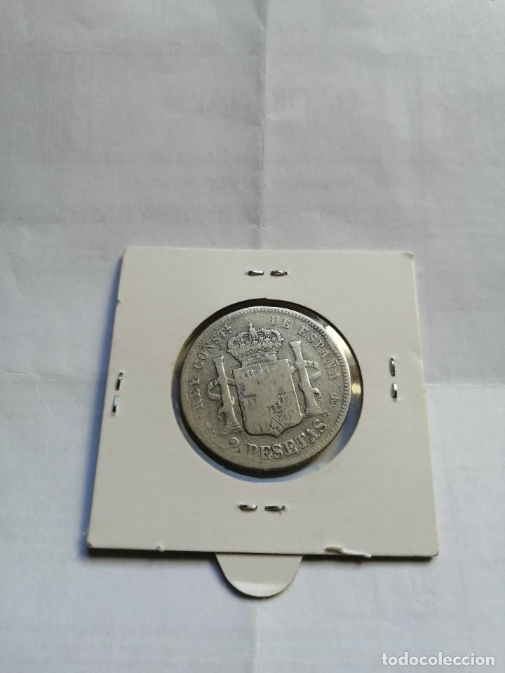 Monedas de Espa&ntilde;a: 2 peseta 1882 plata Alfonso XII - Foto 2