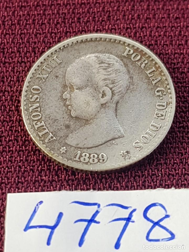 Monedas de Espa&ntilde;a: Alfonso XIII 50 centimos 1889 - Foto 1
