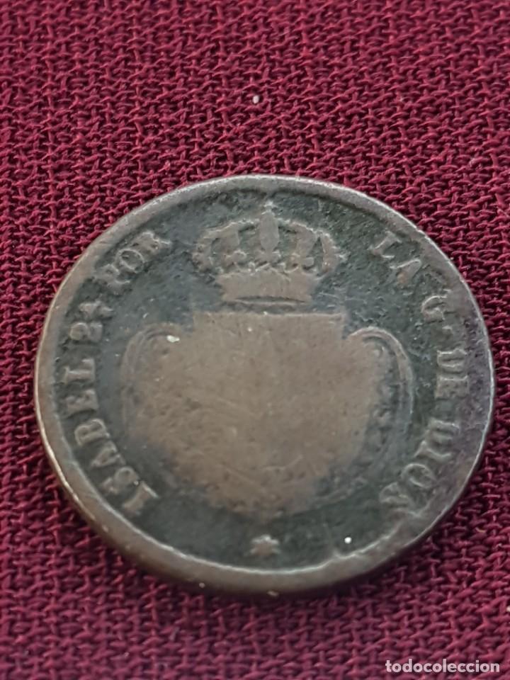 Monedas de Espa&ntilde;a: Isabel II, decima de real 1853 Madrid - Foto 2