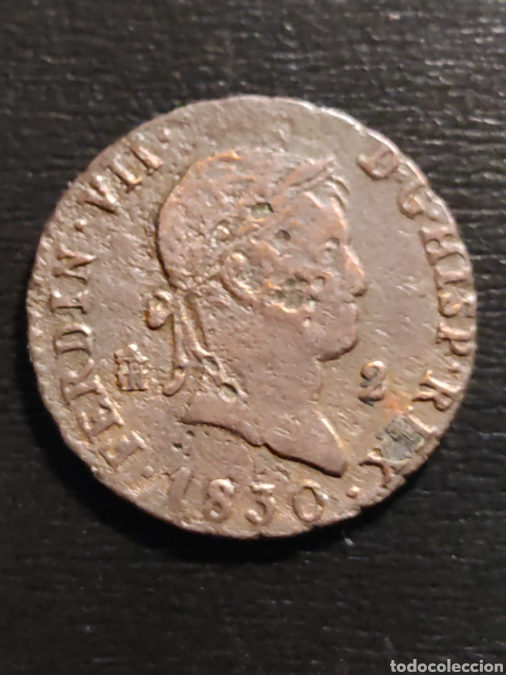 Monedas de Espa&ntilde;a: 2 maraved&iacute;s 1830 Segovia - Foto 1