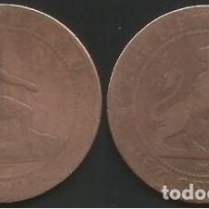 Monedas de España: ESPAÑA 1870 - 10 CENTIMOS - KM 663 - CIRCULADA. Lote 322497588