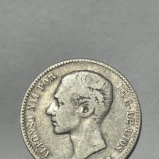 Monedas de España: 1 PESETA DE PLATA DEL AÑO 1876. ALFONSO XII. Lote 322521633