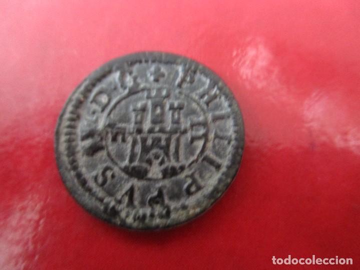 Monedas de Espa&ntilde;a: Felipe III. 2 maravedies 1602 Segovia - Foto 2