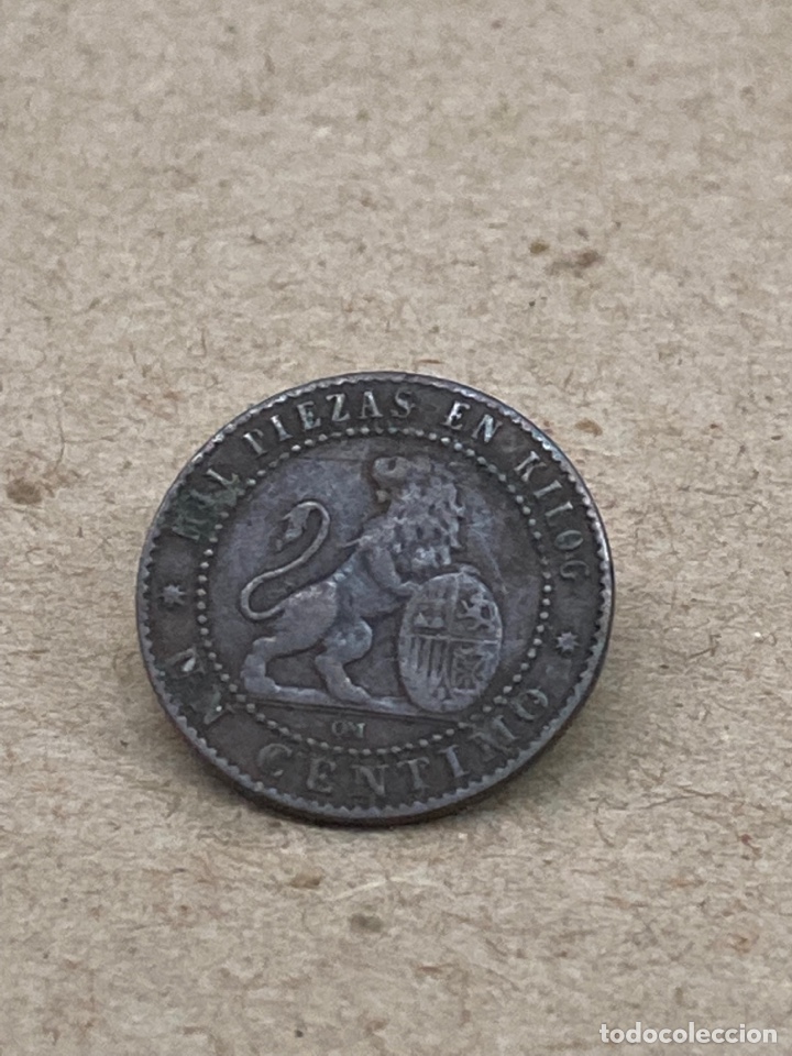 Monedas de Espa&ntilde;a: Moneda de un c&eacute;ntimo 1870 - Foto 1