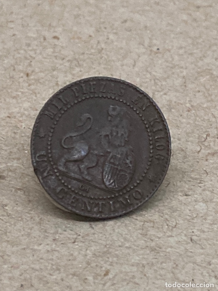 Monedas de Espa&ntilde;a: Moneda de un c&eacute;ntimo 1870 - Foto 1