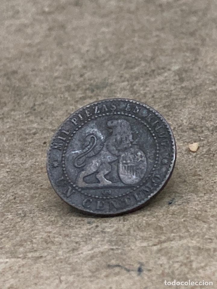 Monedas de Espa&ntilde;a: Moneda de un c&eacute;ntimo 1870 - Foto 2