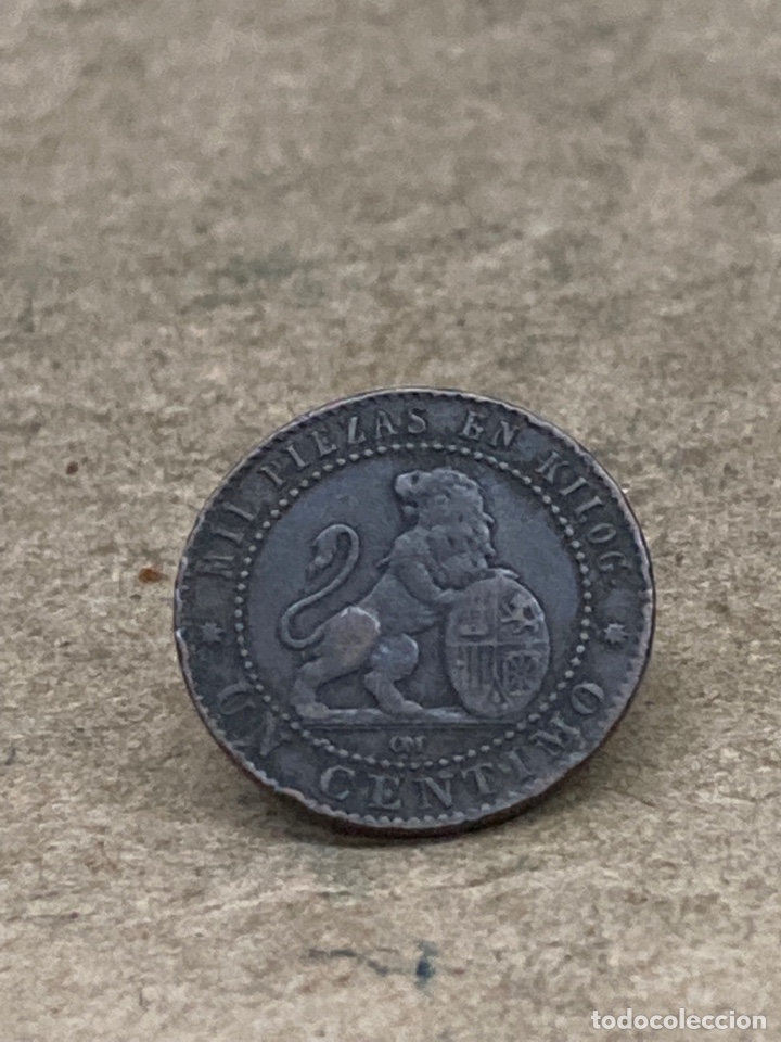 Monedas de Espa&ntilde;a: Moneda de un c&eacute;ntimo 1870 - Foto 1