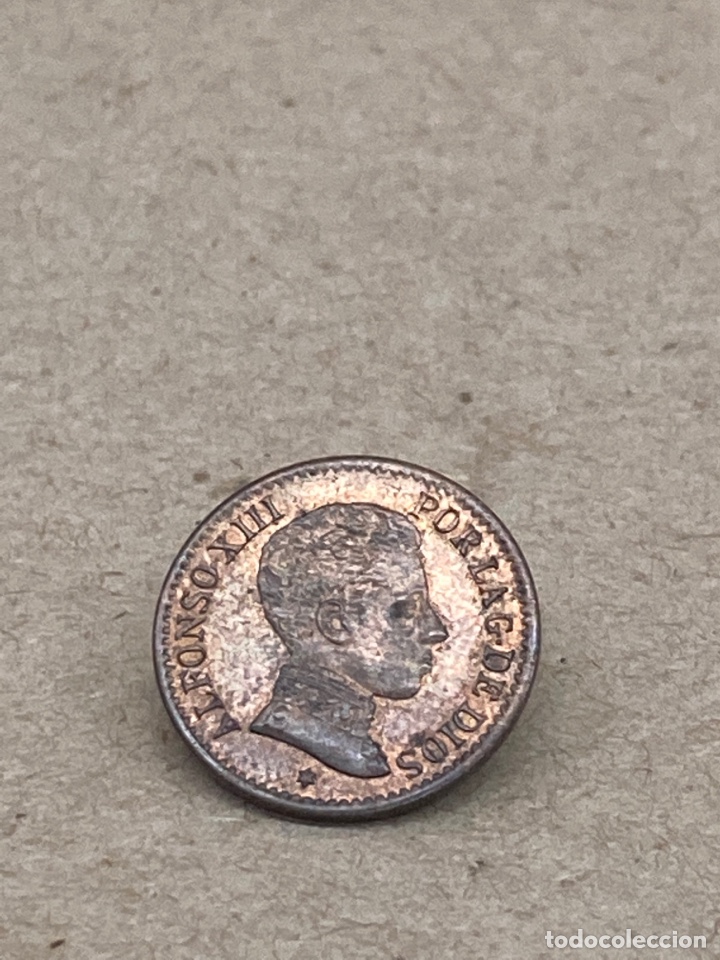 Monedas de Espa&ntilde;a: Moneda de un c&eacute;ntimo 1906 - Foto 2