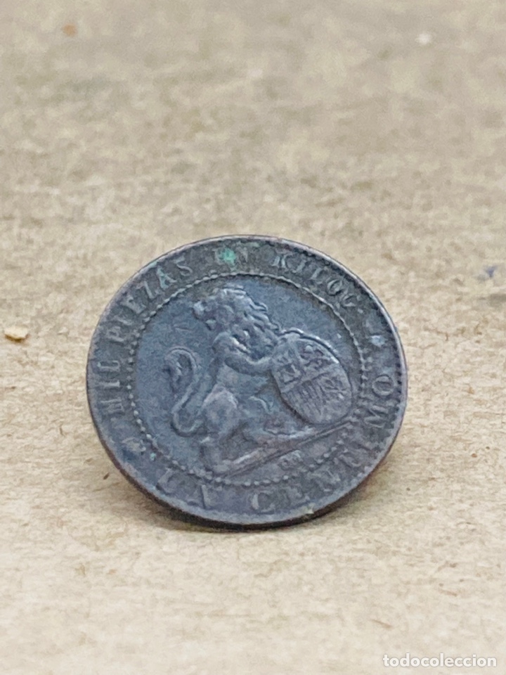 Monedas de Espa&ntilde;a: Moneda de un c&eacute;ntimo 1870 - Foto 1