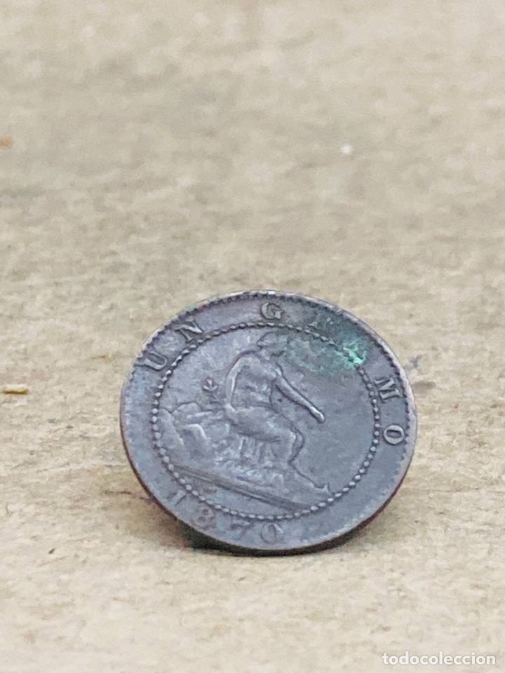 Monedas de Espa&ntilde;a: Moneda de un c&eacute;ntimo 1870 - Foto 1