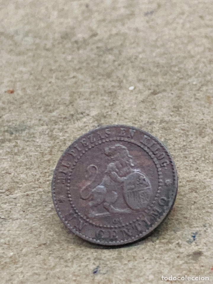 Monedas de Espa&ntilde;a: Moneda un c&eacute;ntimo 1870 - Foto 2