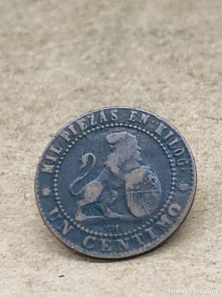 Monedas de Espa&ntilde;a: Moneda de un c&eacute;ntimo 1870 - Foto 1