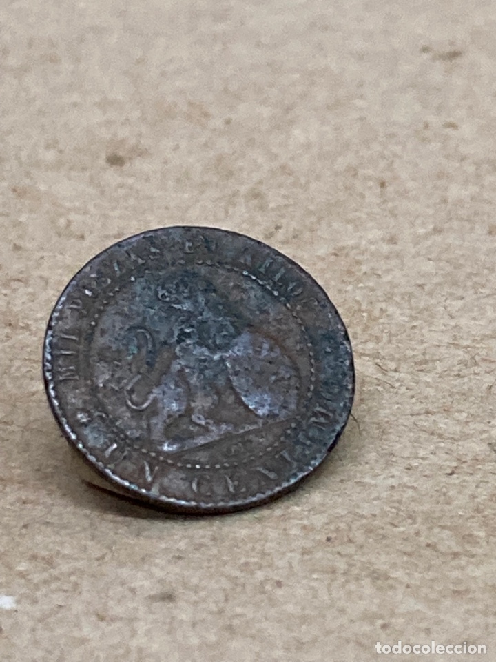 Monedas de Espa&ntilde;a: Moneda de un c&eacute;ntimo 1870 - Foto 2