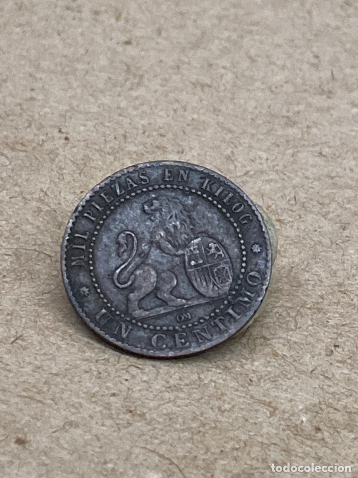 Monedas de Espa&ntilde;a: Moneda de un c&eacute;ntimo 1870 - Foto 1