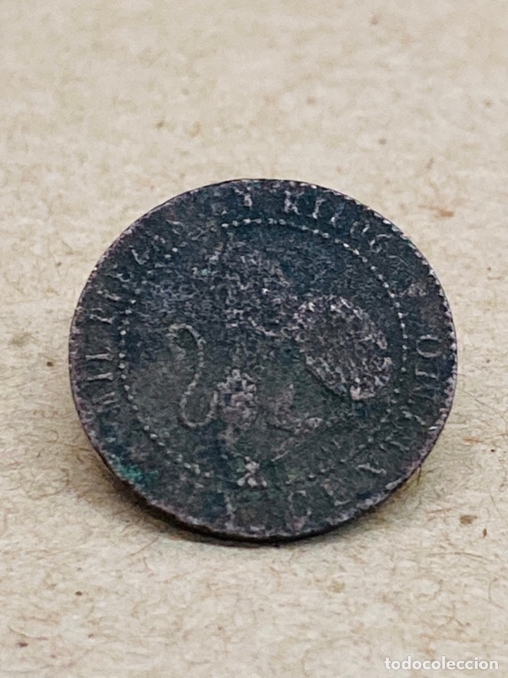 Monedas de Espa&ntilde;a: Moneda de un c&eacute;ntimo 1870 - Foto 2