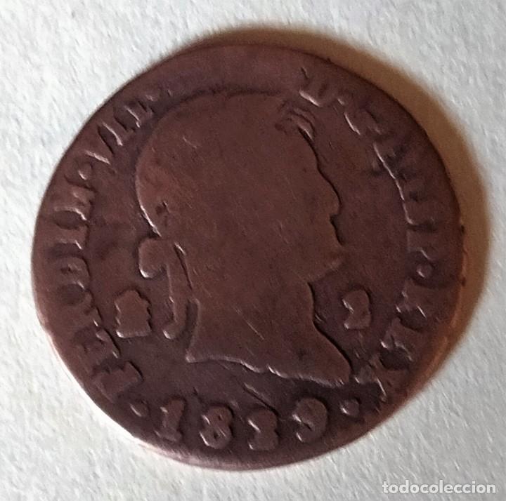 Monedas de Espa&ntilde;a: 2 MARAVEDIS FERNANDO VII 1829 - Foto 1
