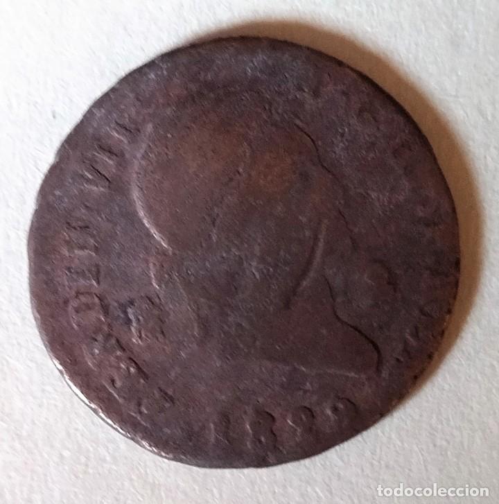 Monedas de Espa&ntilde;a: 2 MARAVEDIS FERNANDO VII 1829 - Foto 1