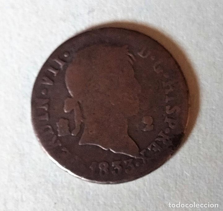 Monedas de Espa&ntilde;a: 2 MARAVEDIS FERNANDO VII 1833 - Foto 1