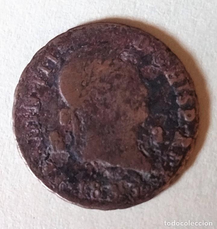 Monedas de Espa&ntilde;a: 2 MARAVEDIS FERNANDO VII 1833 - Foto 1