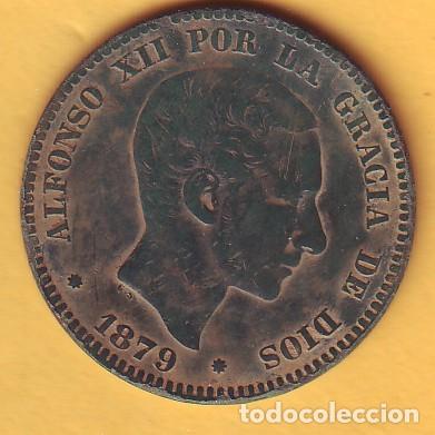 Monedas de Espa&ntilde;a: ALFONSO XII DIEZ C&Eacute;NTIMOS 1879 - Foto 1