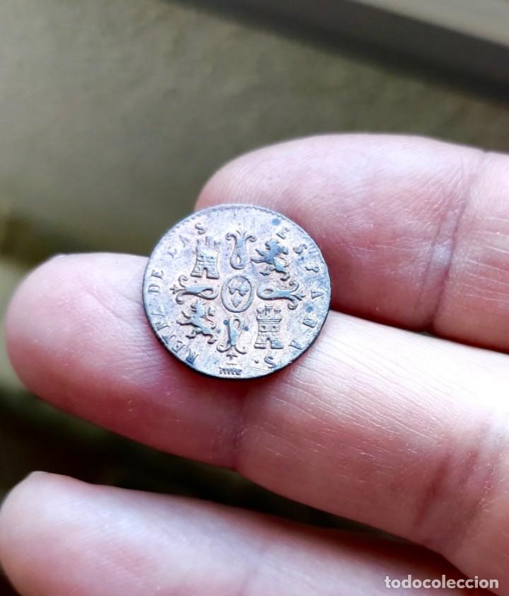 Monedas de Espa&ntilde;a: 2 PRECIOSOS MARAVED&Iacute;S DE ISABEL II, CECA SEGOVIA - Foto 2