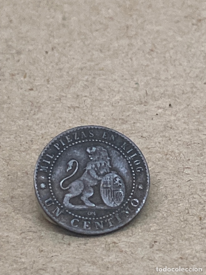Monedas de Espa&ntilde;a: Moneda de un c&eacute;ntimo 1870 - Foto 1