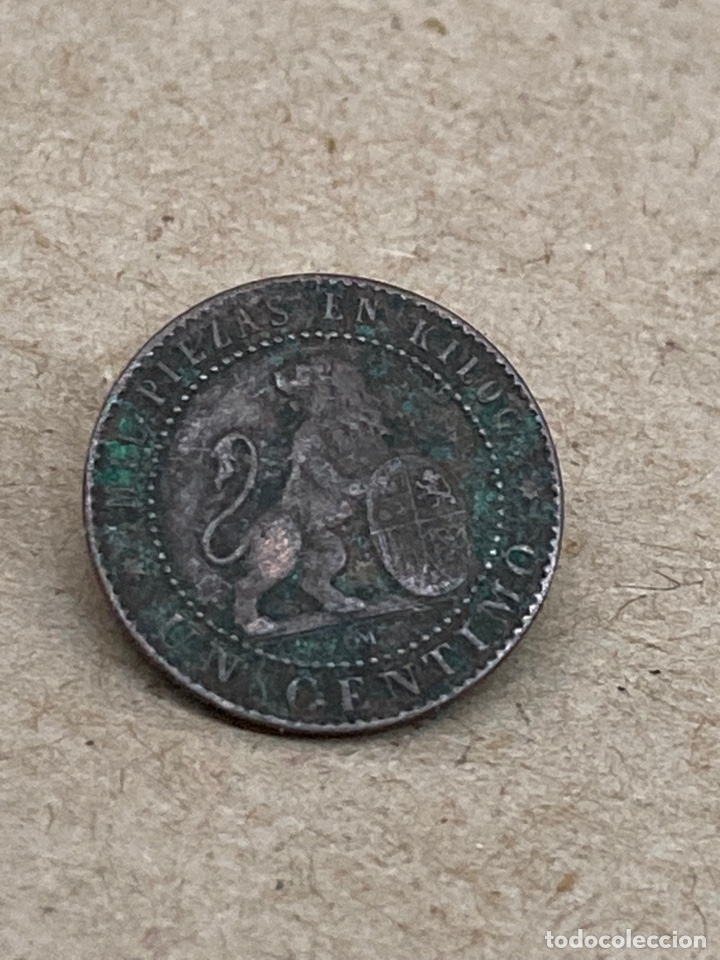 Monedas de Espa&ntilde;a: Moneda de un c&eacute;ntimo 1870 - Foto 1
