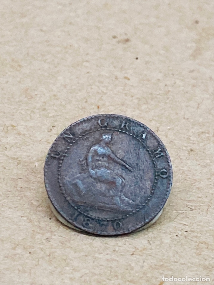 Monedas de Espa&ntilde;a: Moneda de un c&eacute;ntimo 1970 - Foto 2