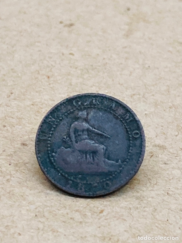 Monedas de Espa&ntilde;a: Moneda de un c&eacute;ntimo 1870 - Foto 1