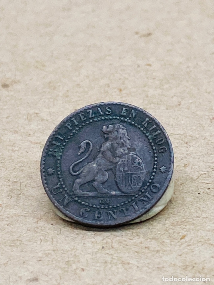 Monedas de Espa&ntilde;a: Moneda de un c&eacute;ntimo 1870 - Foto 1