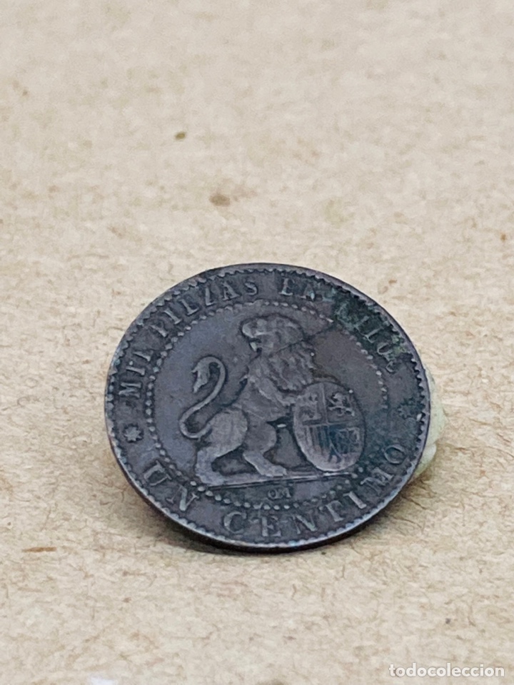 Monedas de Espa&ntilde;a: Moneda de un c&eacute;ntimo 1870 - Foto 1