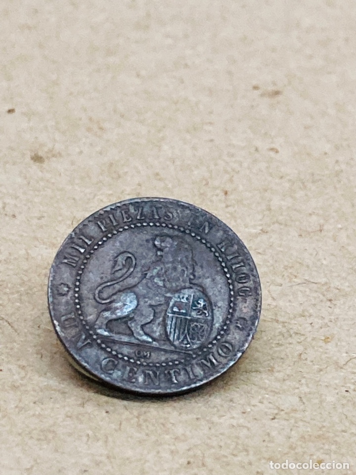 Monedas de Espa&ntilde;a: Moneda de un c&eacute;ntimo 1870 - Foto 1