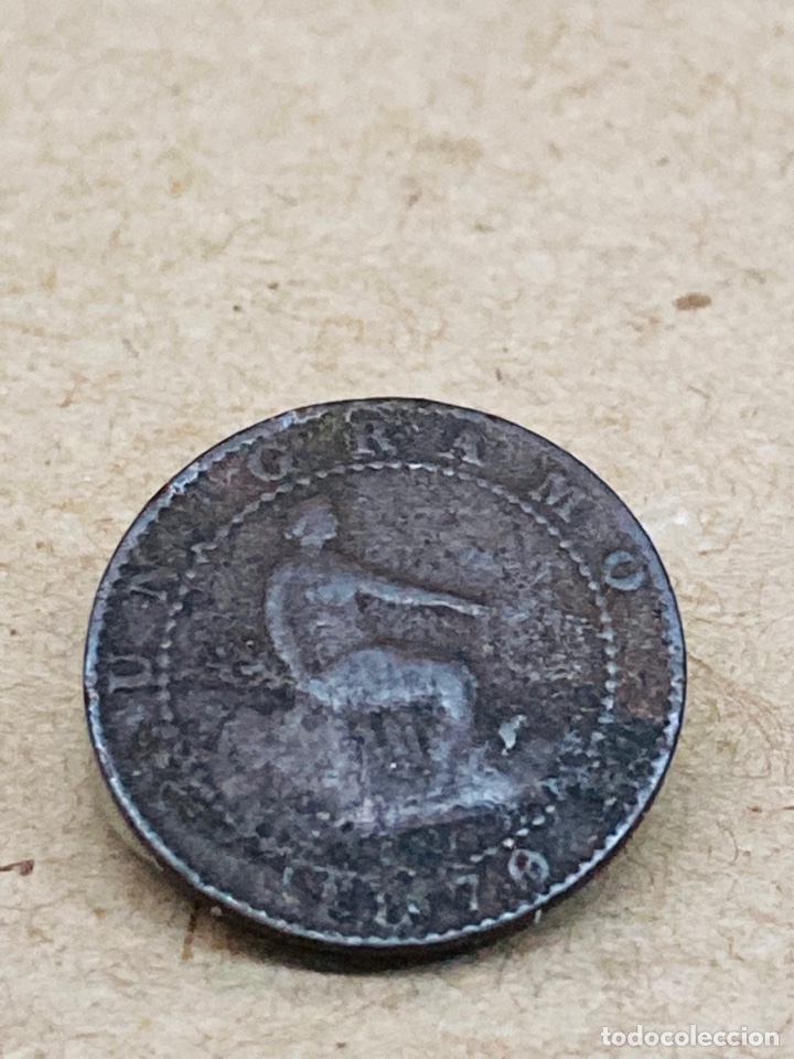 Monedas de Espa&ntilde;a: Moneda de un c&eacute;ntimo 1870 - Foto 2