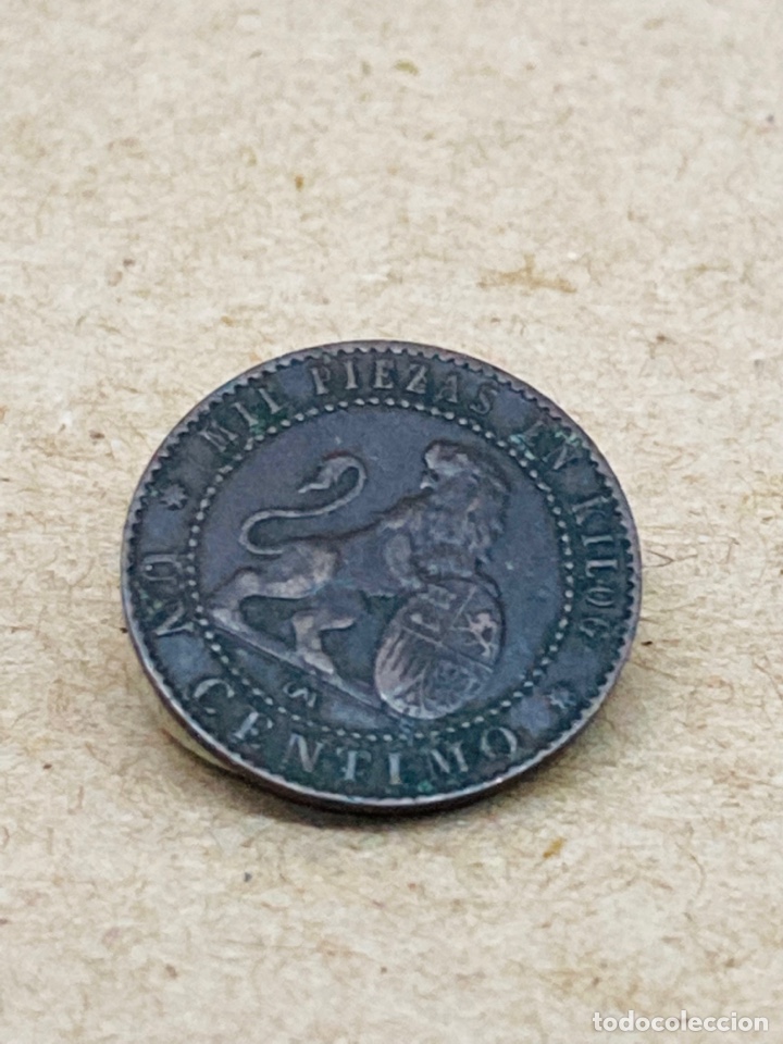 Monedas de Espa&ntilde;a: Moneda de un c&eacute;ntimo 1870 - Foto 2